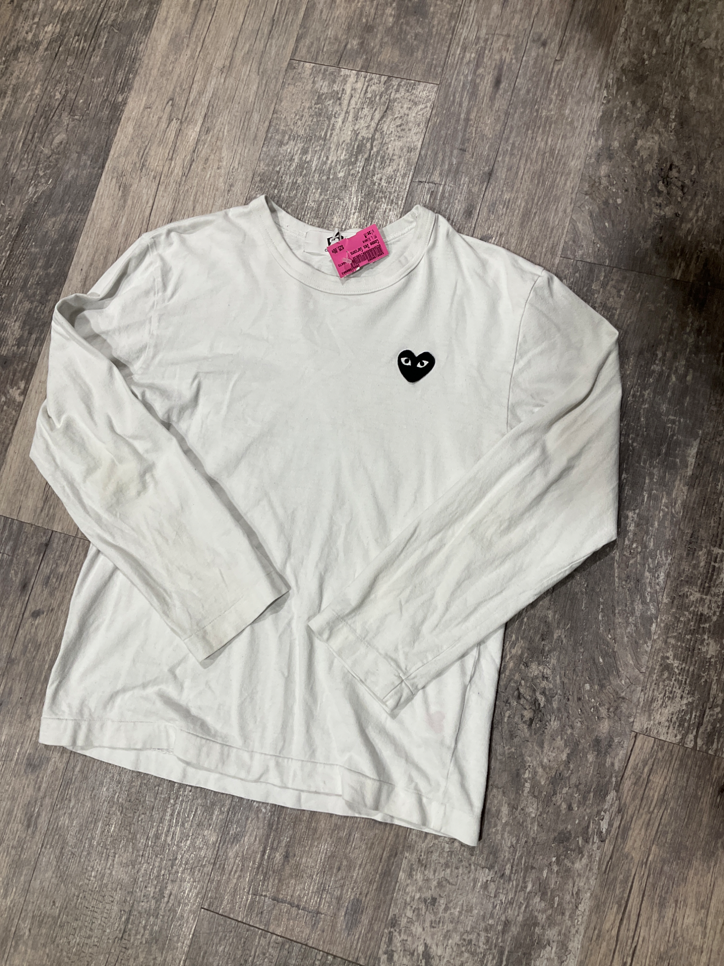 Comme Des Garcons Long Sleeve Top Size Medium