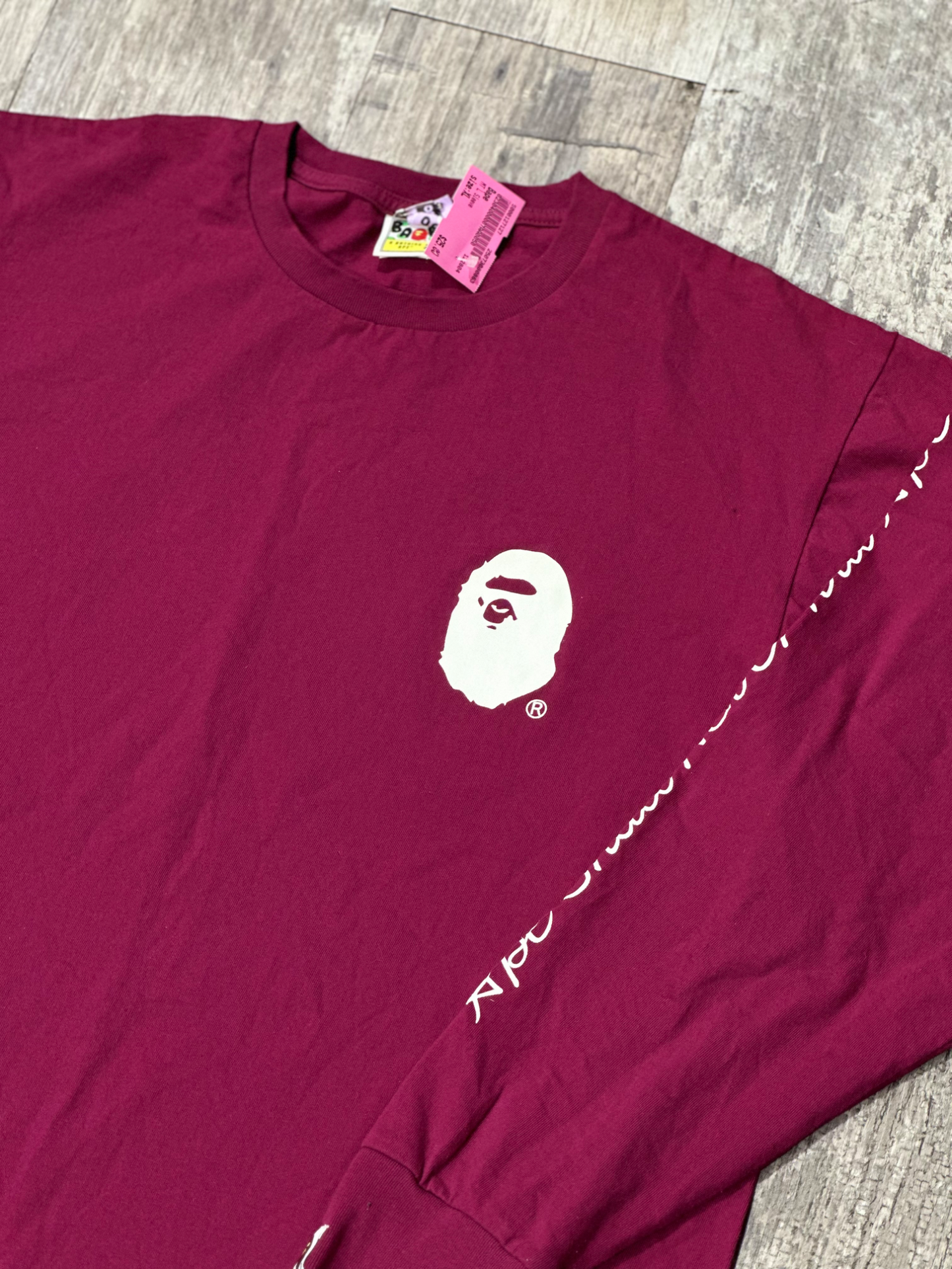 Bape Long Sleeve Top Size Extra Large