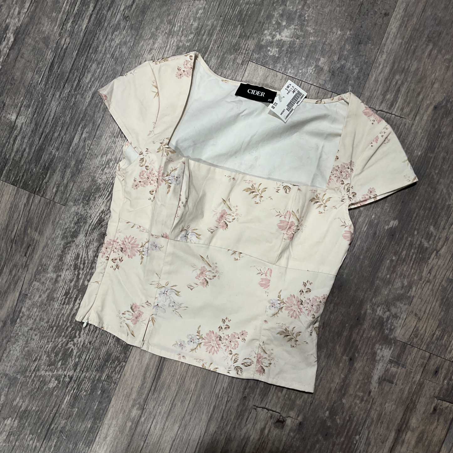 Cider Short Sleeve Top Size Extra Small