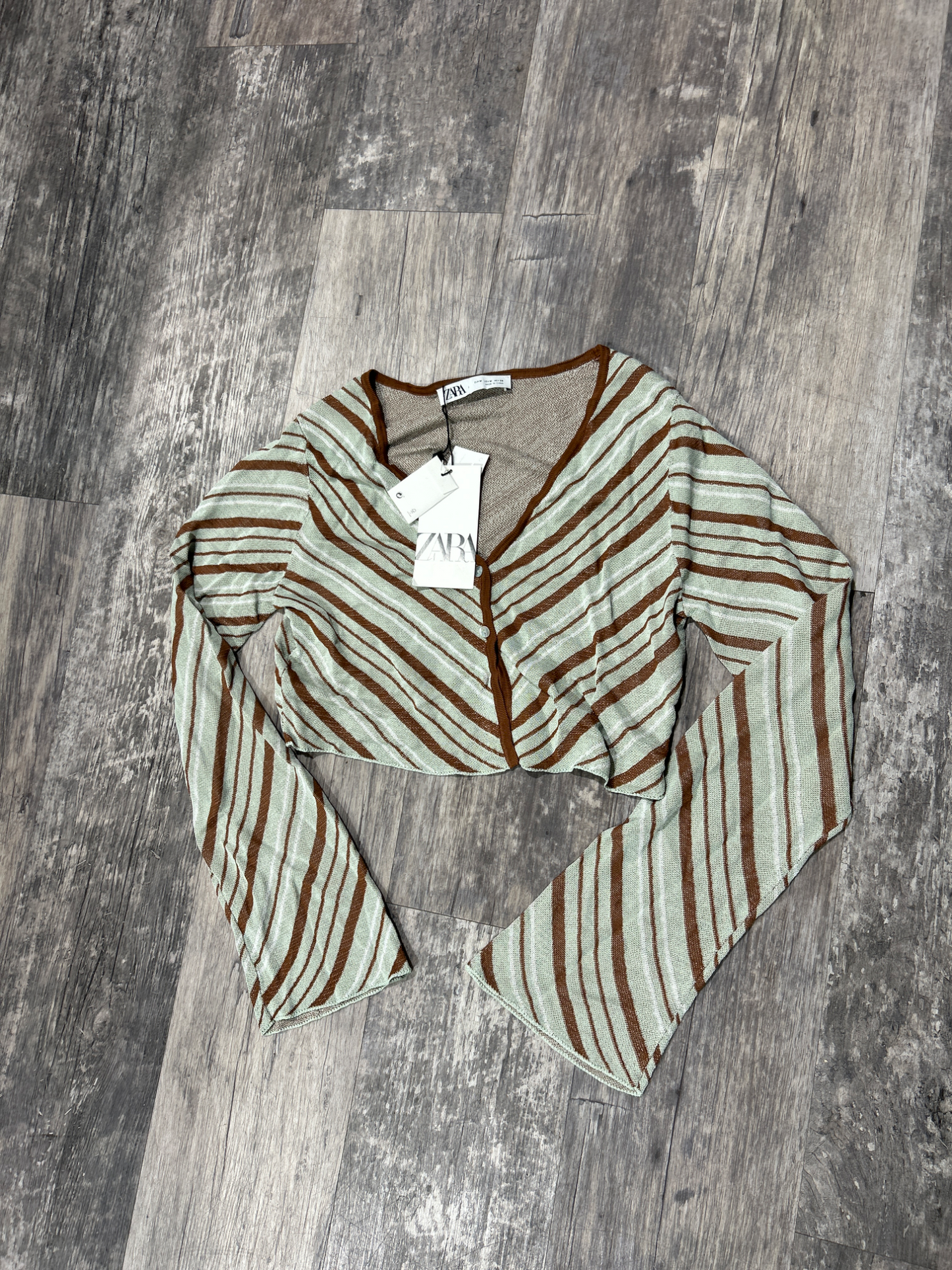 Zara Long Sleeve Top Size Medium