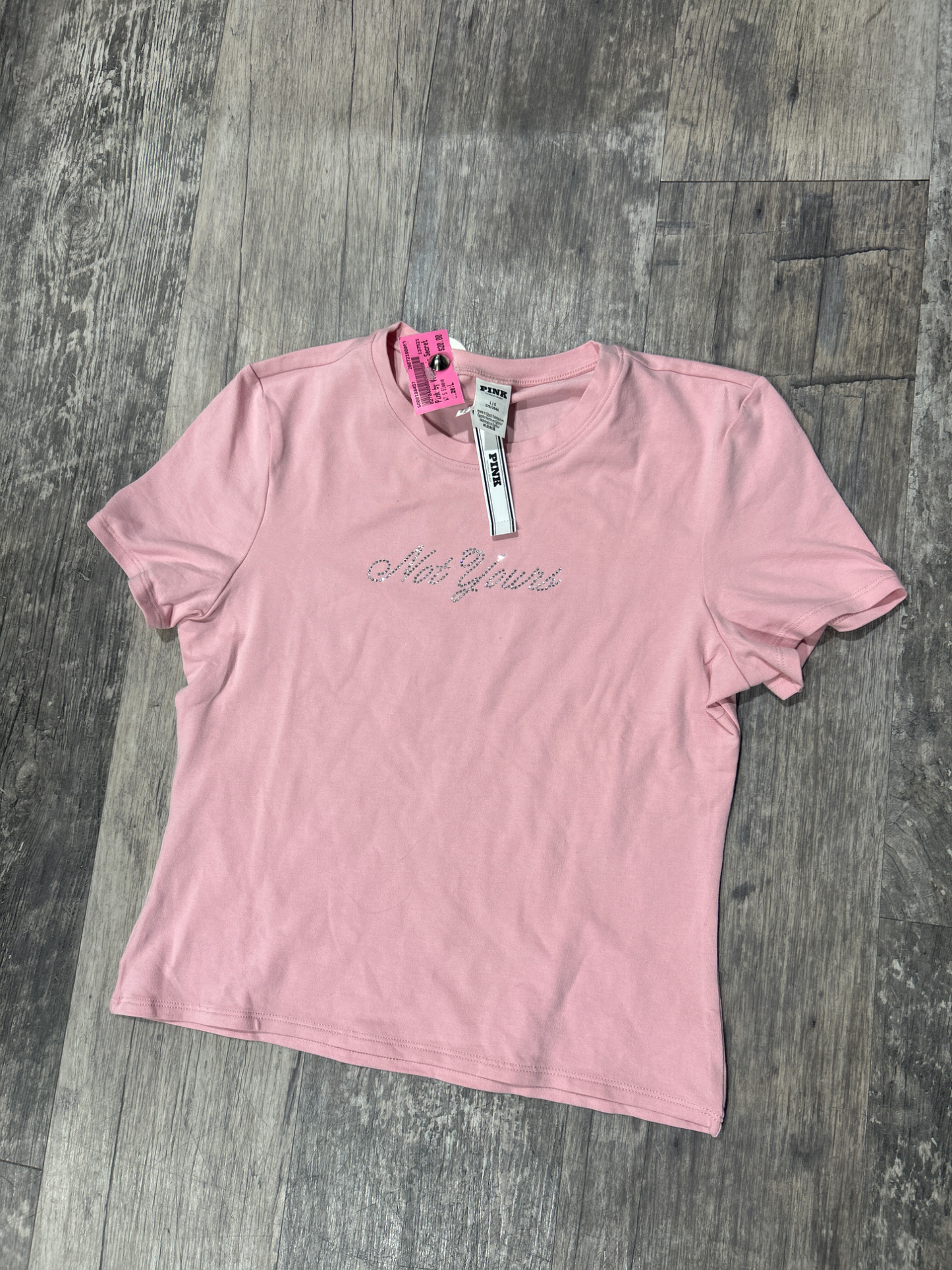 Pink By Victoria's Secret Short Sleeve Top Size Large