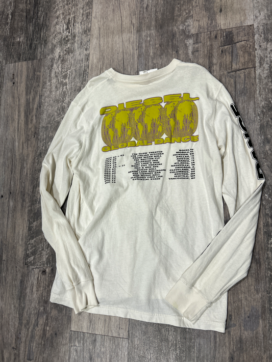 Diesel Long Sleeve Top Size Medium