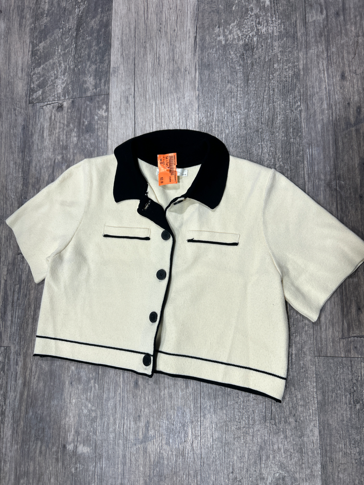 Oak + Fort Short Sleeve Top Size Extra Small