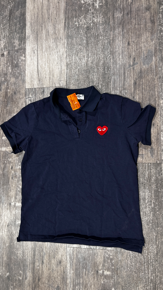 Comme Des Garcons Short Sleeve Top Size Small