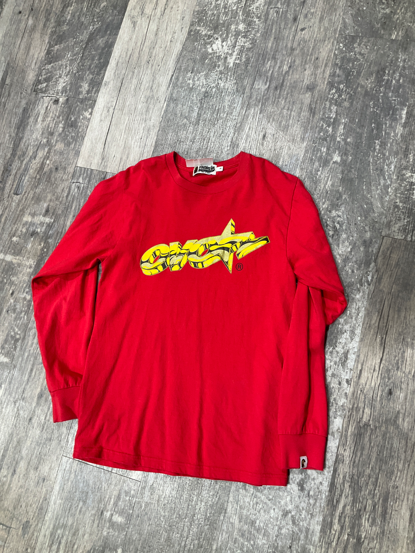 Bape Long Sleeve Top Size Small
