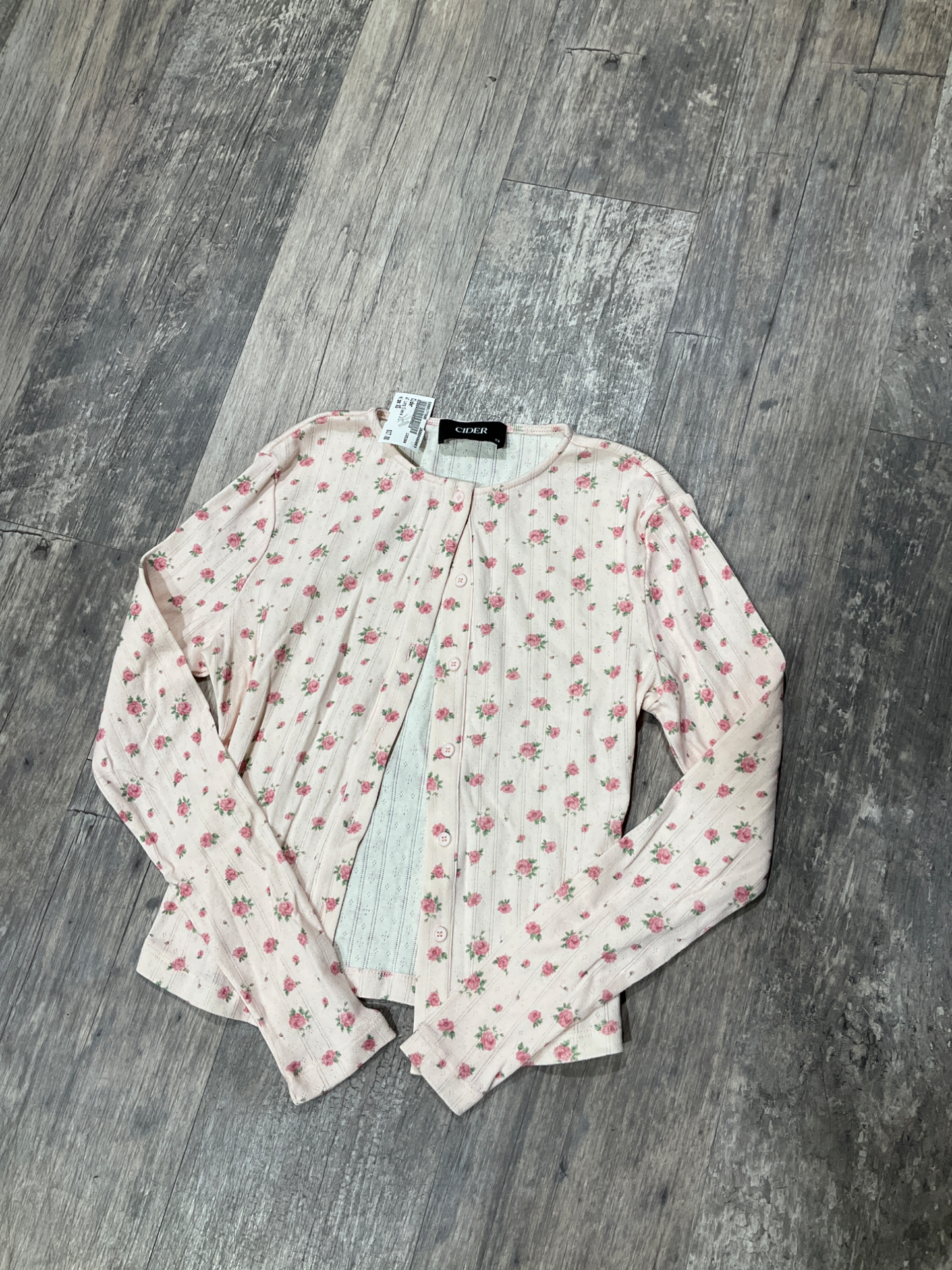 Cider Long Sleeve Top Size Extra Small