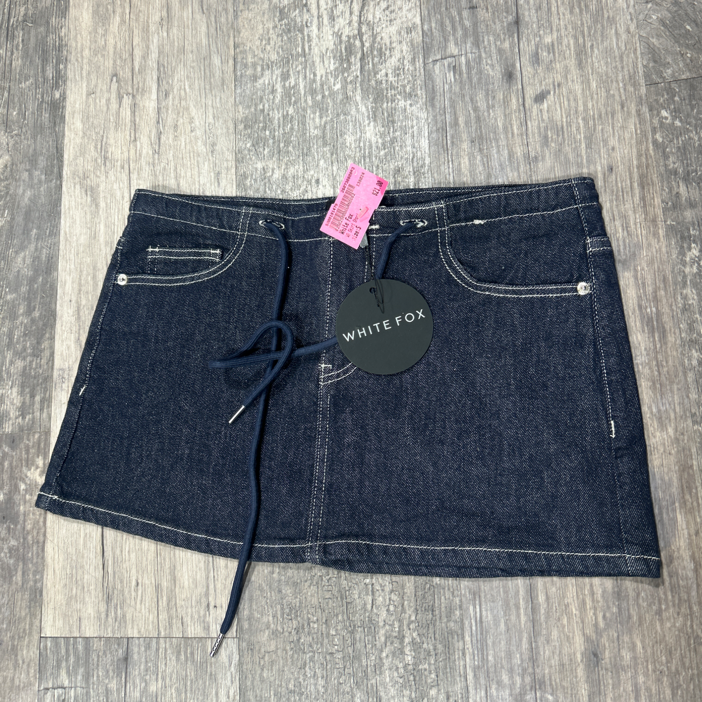 White Fox Short Skirt Size Small