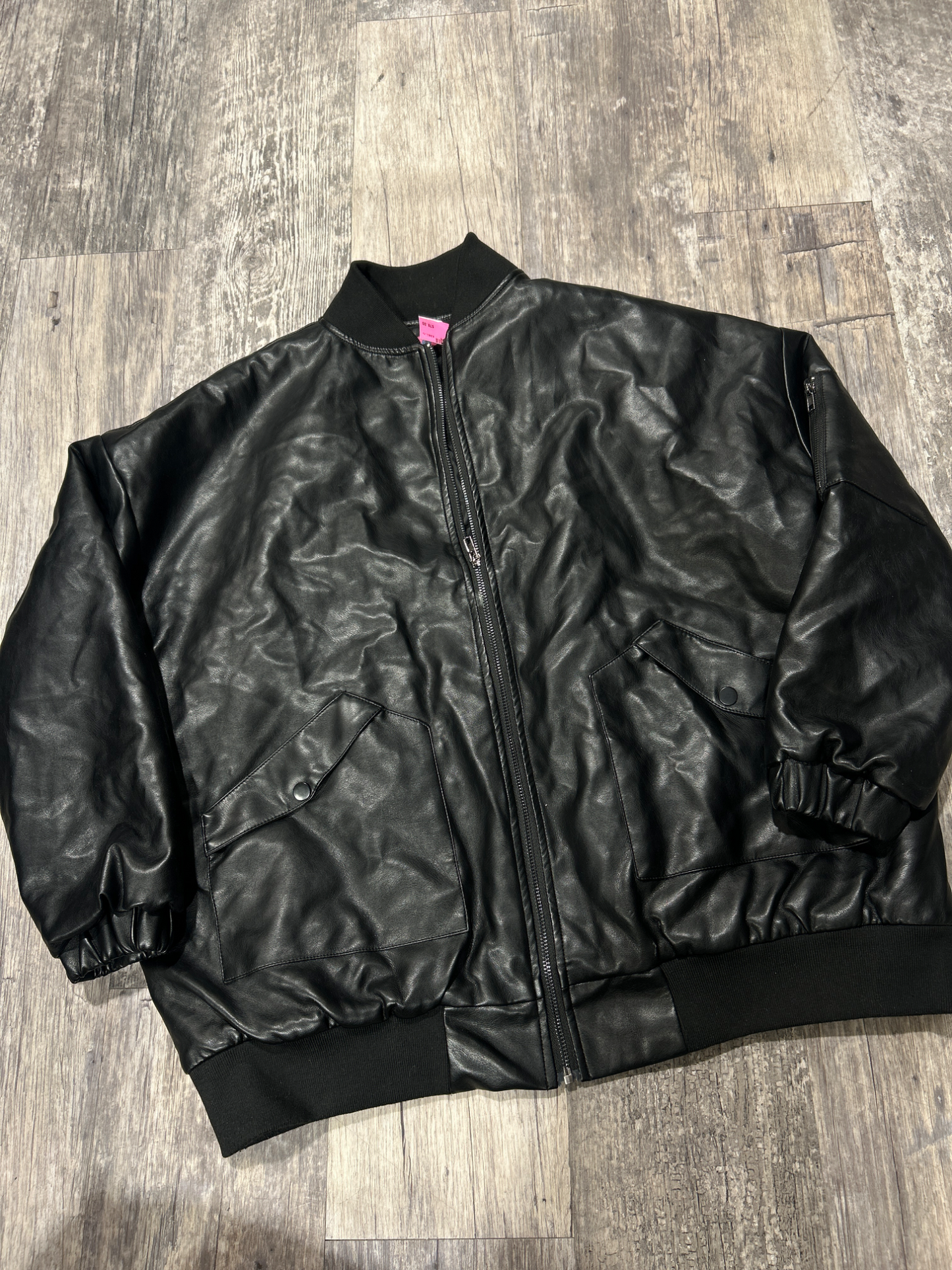 Edikted Leather Jacket Size Extra Small