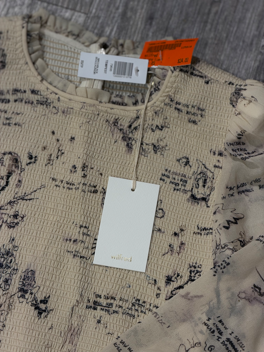 Wilfred Long Sleeve Top Size Extra Small